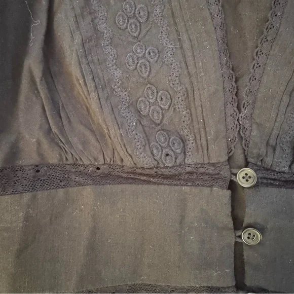 REFORMATION Black Women's Blouse size 2 - Picture 2 of 6